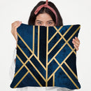 Art Deco Midnight Throw Pillow By Elisabeth Fedrikson