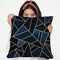 Navy Stone Throw Pillow By Elisabeth Fedrikson