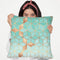 Soft Gradient Aquamarine Throw Pillow By Elisabeth Fedrikson