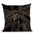 Black Night Throw Pillow By Elisabeth Fedrikson