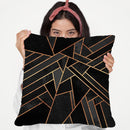 Black Night Throw Pillow By Elisabeth Fedrikson