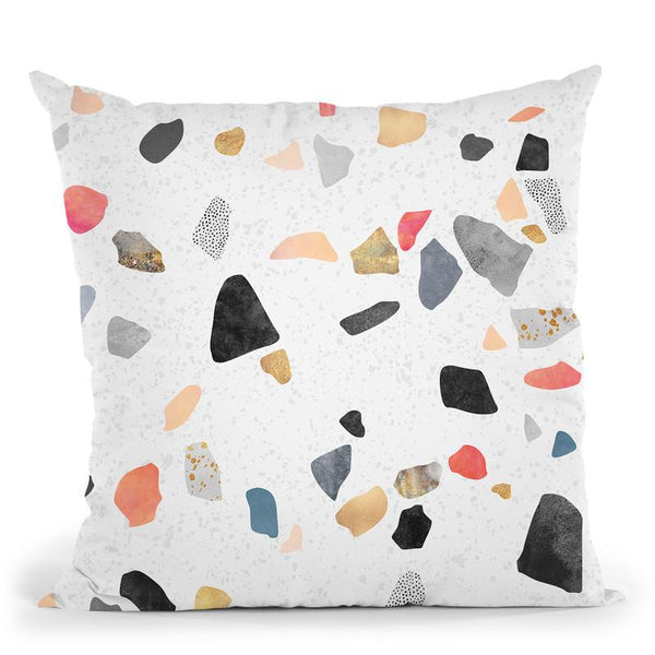 Terrazzo Treasure Throw Pillow By Elisabeth Fedrikson