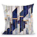 Blue Winter Sky Throw Pillow By Elisabeth Fedrikson