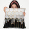 Charcoal Hexagons Throw Pillow By Elisabeth Fedrikson