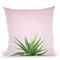 Succulent Simplicity I On Pink Throw Pillow By Felicity Bradley