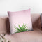 Succulent Simplicity I On Pink Throw Pillow By Felicity Bradley