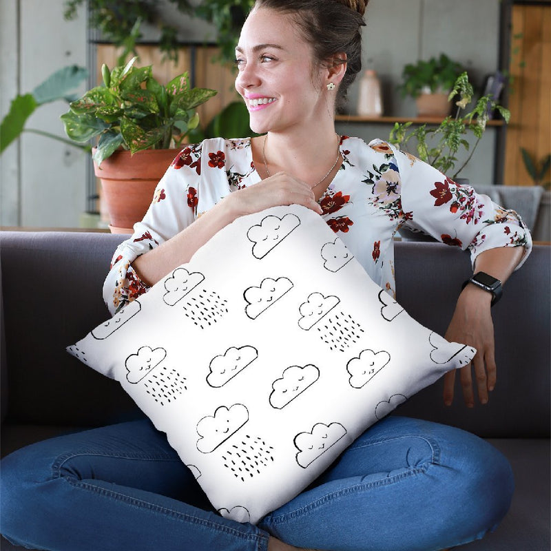 Neighborhood Pals Pattern Ia Throw Pillow By Farida Zaman