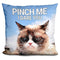 Grumpy Cat Pinch Me Throw Pillow