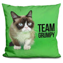 Grumpy Cat Team Grumpy Throw Pillow