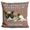 Grumpy Cat There Is Not Enough Coffee Throw Pillow