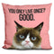 Grumpy Cat You Only Live Once, Good Throw Pillow