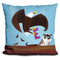 Grumpy Cat E Is For Eagle Throw Pillow