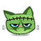 Grumpy Cat Frankey grumpy Throw Pillow