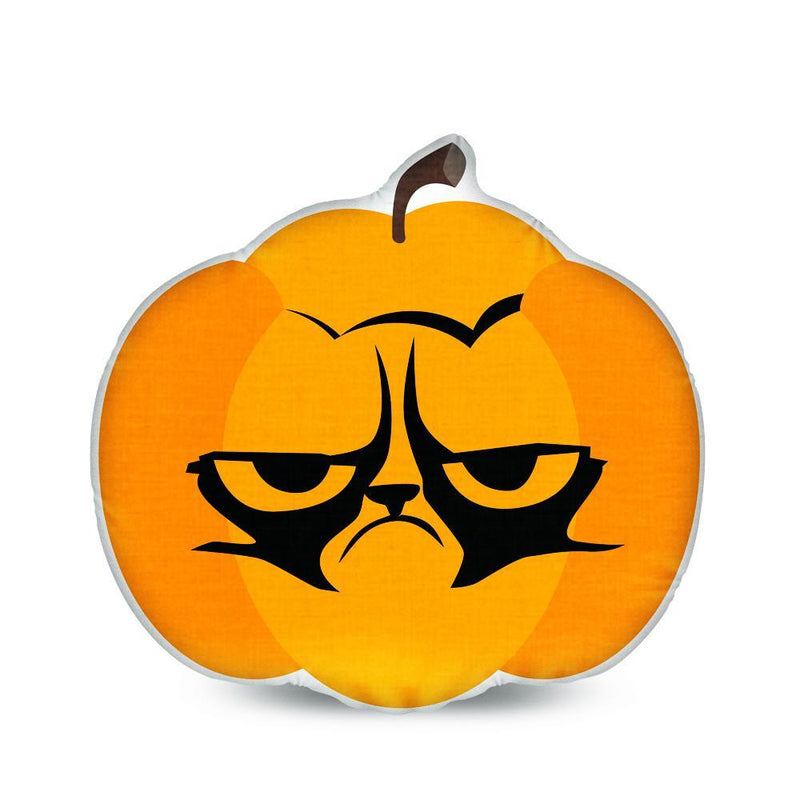Grumpy Cat Grumpy Pumpkin Throw Pillow