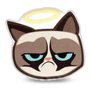 Grumpy Cat Halo Throw Pillow