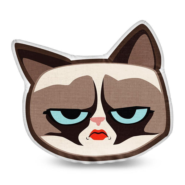 Grumpy Cat Not Myade Throw Pillow
