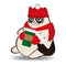 Grumpy Cat Not Warm Enough Throw Pillow
