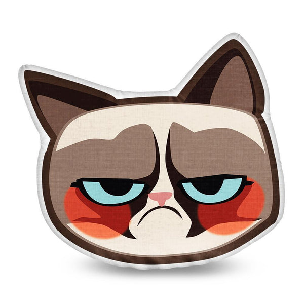 Grumpy Cat Rage Throw Pillow