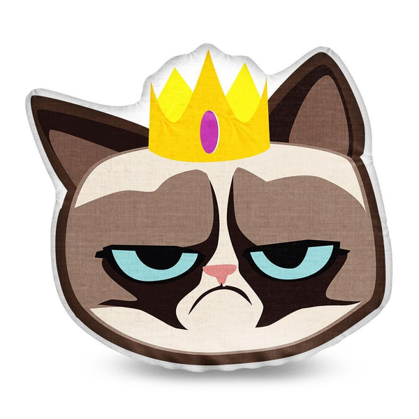 Grumpy Cat Royaly Grumpy Throw Pillow