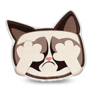 Grumpy Cat See No... Throw Pillow