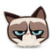 Grumpy Cat Speak No.. Throw Pillow