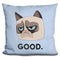Grumpy Cat Good Throw Pillow