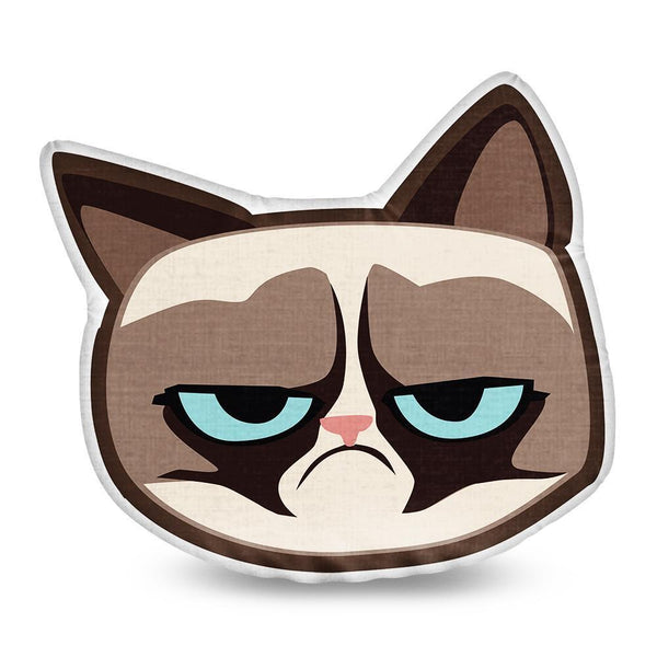 Grumpy Cat Unamused Throw Pillow