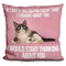 Grumpy Cat If I Got A Dollar Throw Pillow