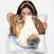 Basset Hound Ii Throw Pillow By George Dyachenko