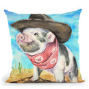 Wild West Throw Pillow By George Dyachenko