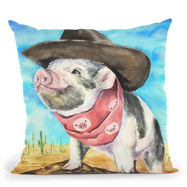 Wild West Throw Pillow By George Dyachenko