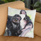 Boston Terrier Throw Pillow By George Dyachenko