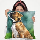 Boxer Puppy I Throw Pillow By George Dyachenko