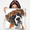 Boxer With Blue Eyes Throw Pillow By George Dyachenko