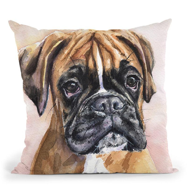 Boxer Throw Pillow By George Dyachenko