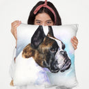 Boxer I Throw Pillow By George Dyachenko