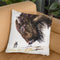 Buffalo And Sparrow Throw Pillow By George Dyachenko