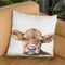 Calf I Throw Pillow By George Dyachenko