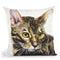Cat Throw Pillow By George Dyachenko