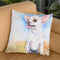 Chihuahua Throw Pillow By George Dyachenko