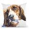 Basset Hound Throw Pillow By George Dyachenko