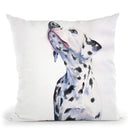 Dalmatian Throw Pillow By George Dyachenko