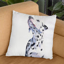 Dalmatian Throw Pillow By George Dyachenko