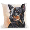 Doberman I Throw Pillow By George Dyachenko
