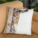 Donkey Throw Pillow By George Dyachenko