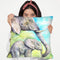 Elephants Throw Pillow By George Dyachenko