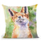 Fox Throw Pillow By George Dyachenko