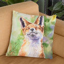 Fox Throw Pillow By George Dyachenko