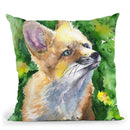 Foxy Throw Pillow By George Dyachenko