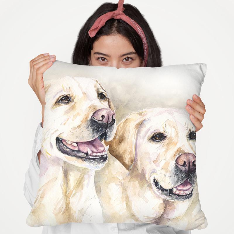 Friends Throw Pillow By George Dyachenko
